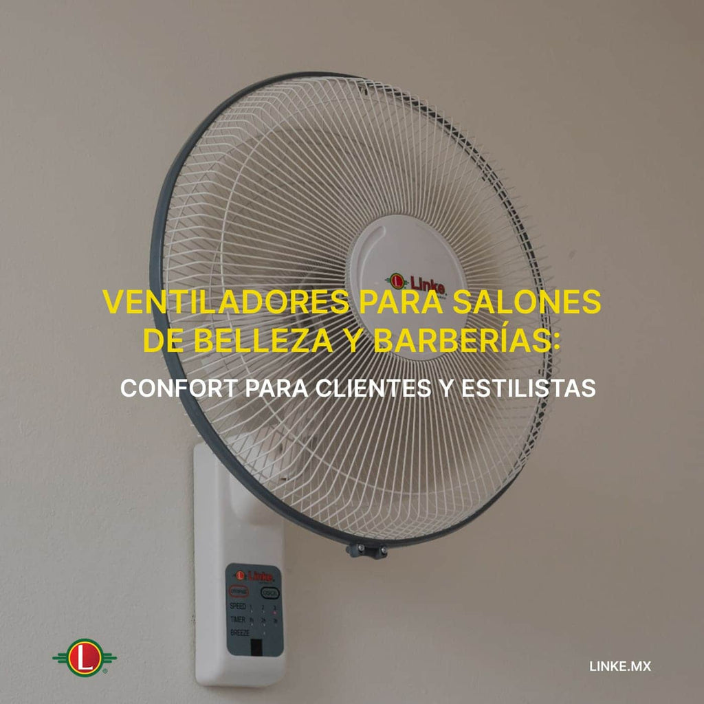 Ventiladores para salones de belleza y barberías: confort para clientes y estilistas