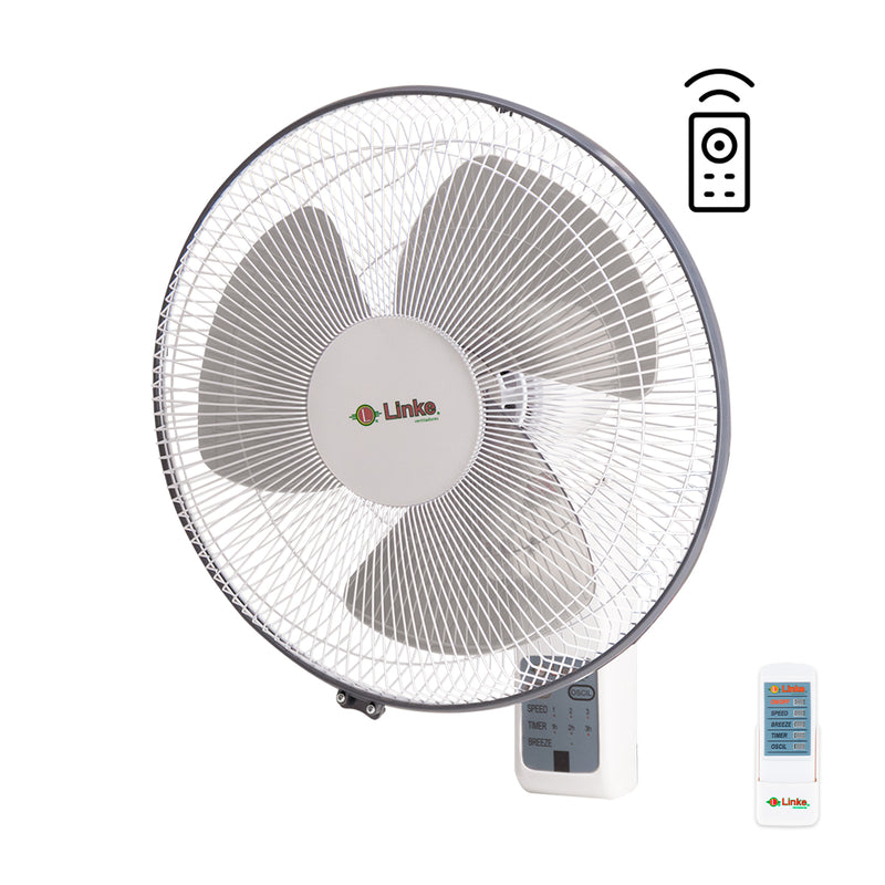 Ventilador de pared para interiores 16" marca LINKE modelo WF-416RC